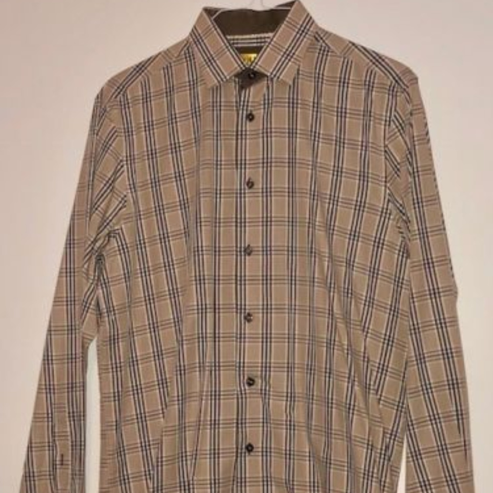 Brio Milano Dress Shirt Button Down Men's Shirt